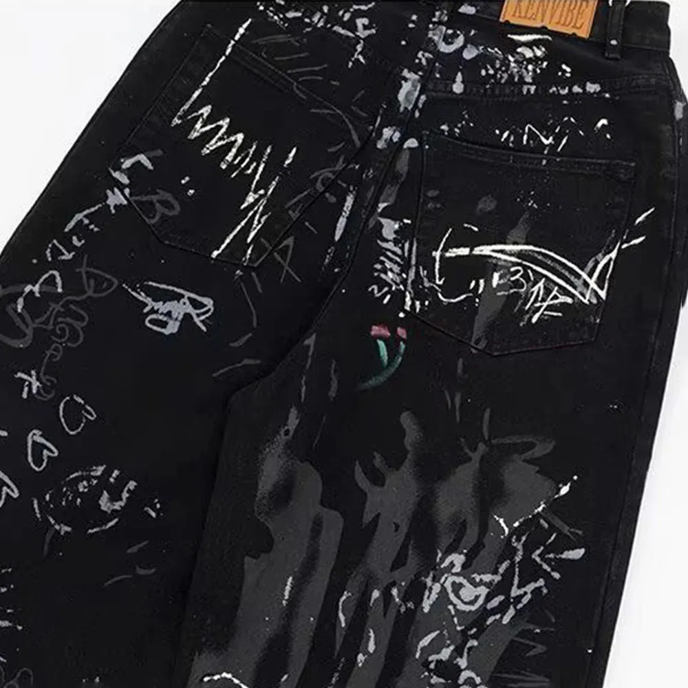 UrbanEdge StreetVibe Graffiti Jeans