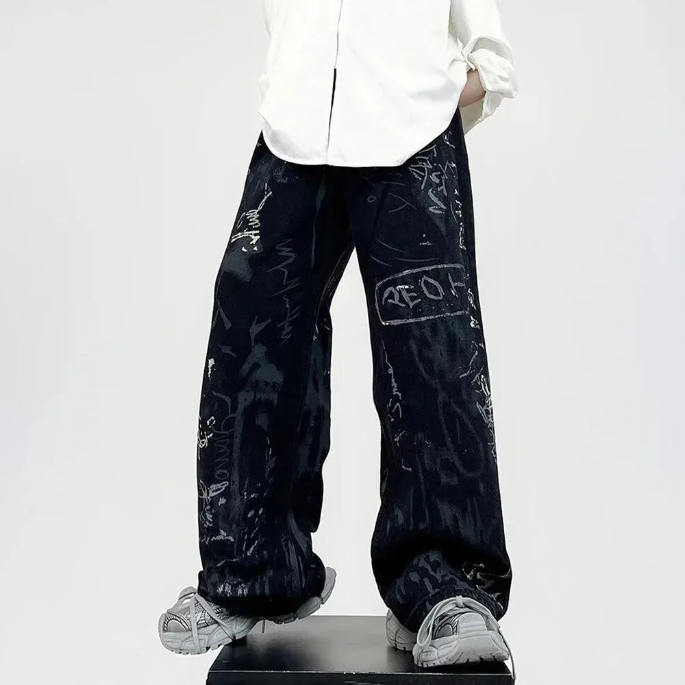 UrbanEdge StreetVibe Graffiti Jeans