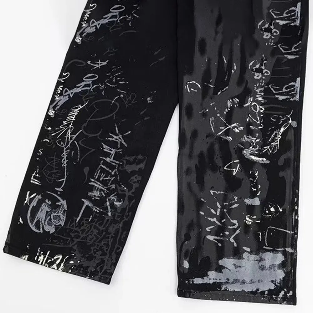 UrbanEdge StreetVibe Graffiti Jeans