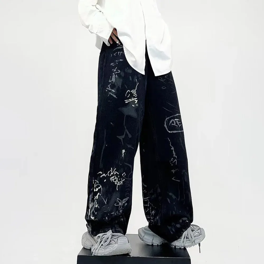 UrbanEdge StreetVibe Graffiti Jeans