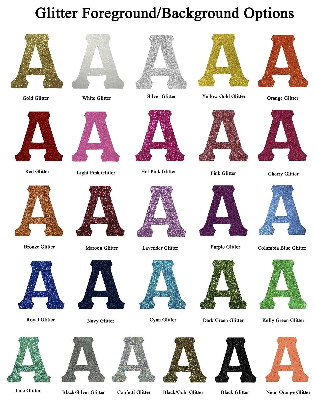 V-Neck Glitter Greek Letter Tee