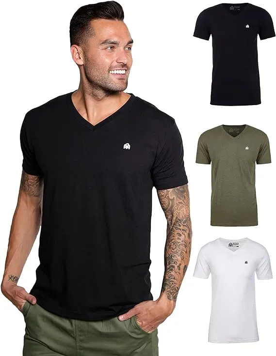 V-Neck Tee 3-Pack - Branded