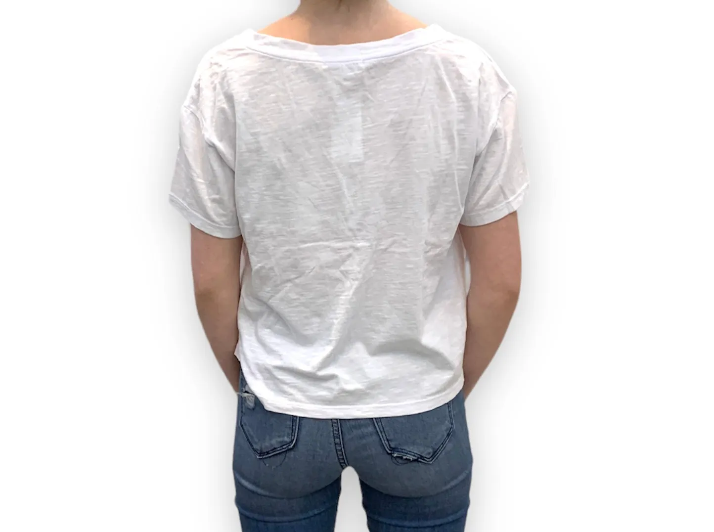 V-Neck Tee Slub