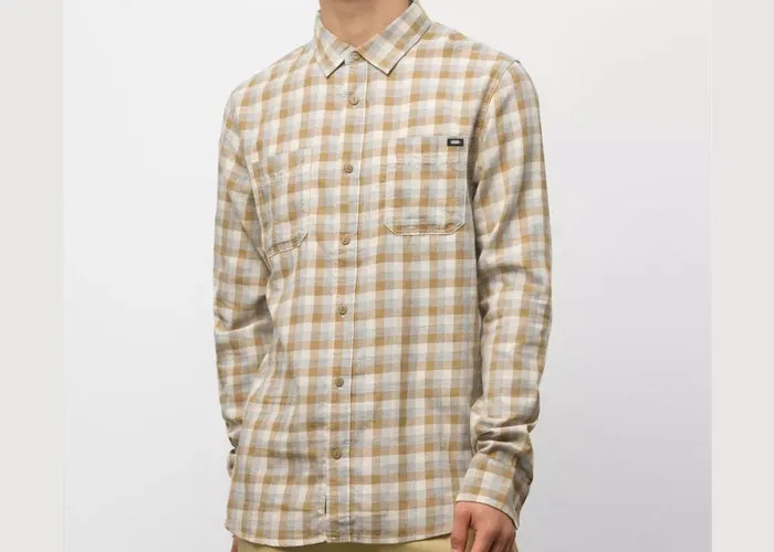 Vans Alameda II Flannel Long Sleeve Shirt Dirt/Oatmeal