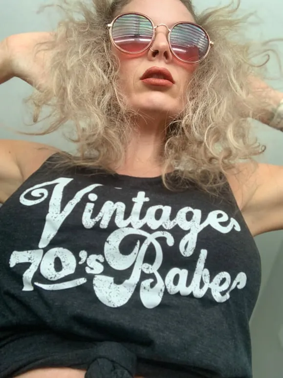 Vintage 70s Babe - Muscle Tank