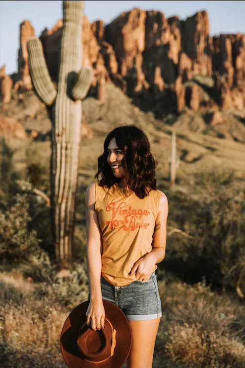 Vintage 70s Babe - Muscle Tank