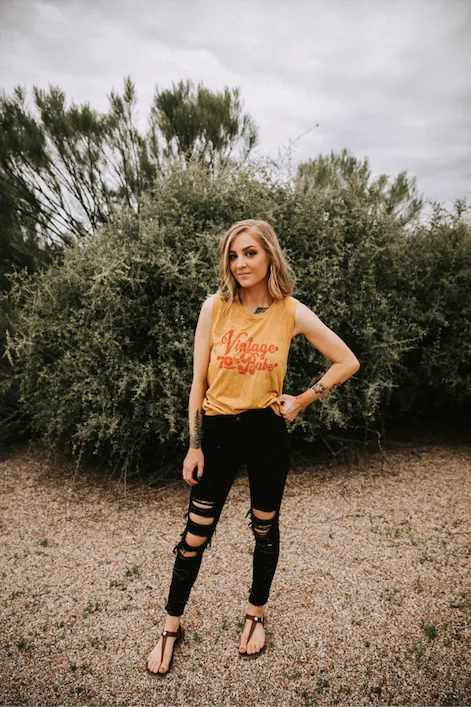 Vintage 70s Babe - Muscle Tank
