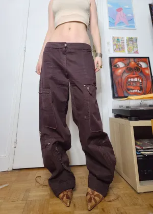 Vintage dystopian cargo pants