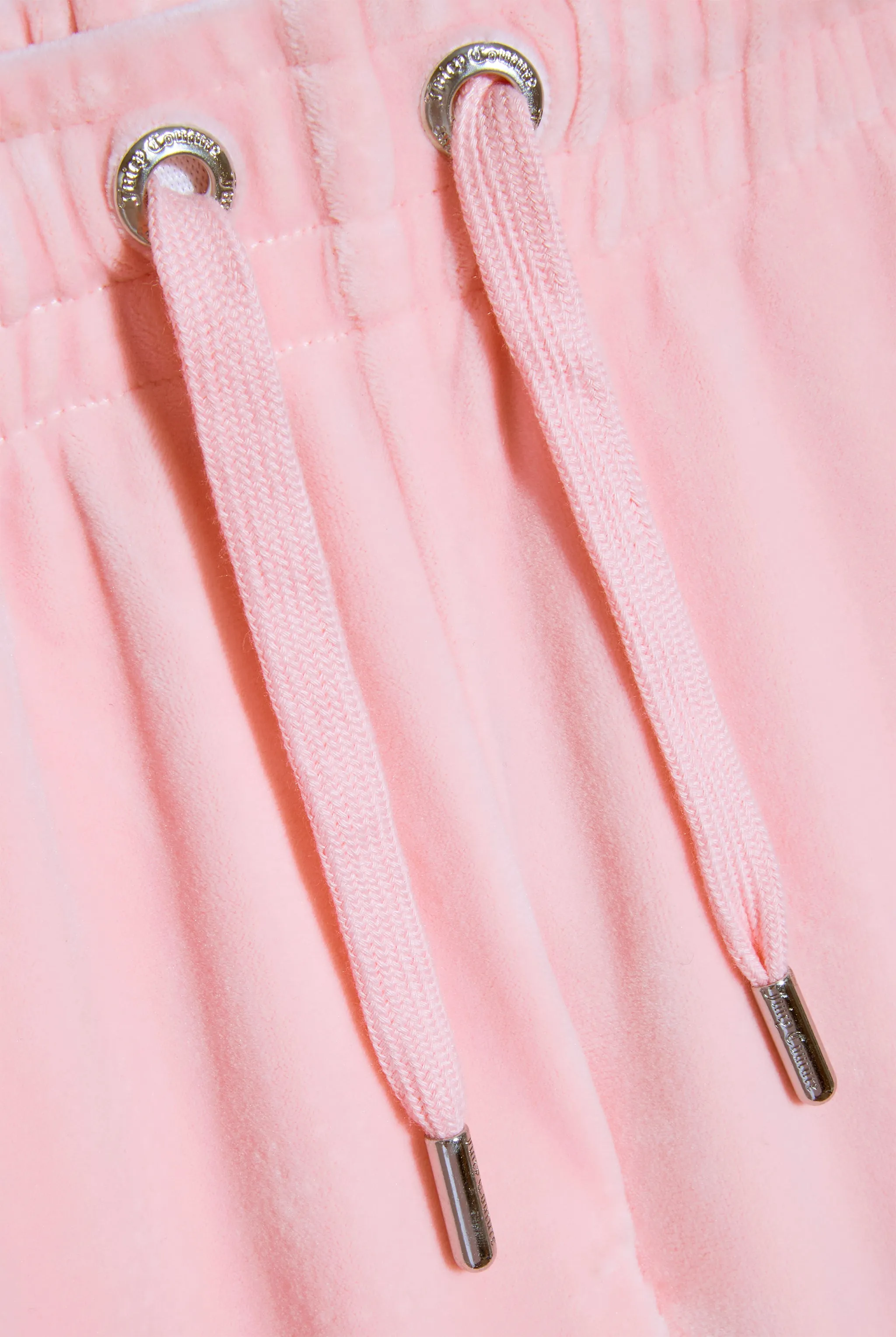'VIRGO' JUICY PINK VELOUR DIAMANTÉ TRACKSUIT BOTTOM