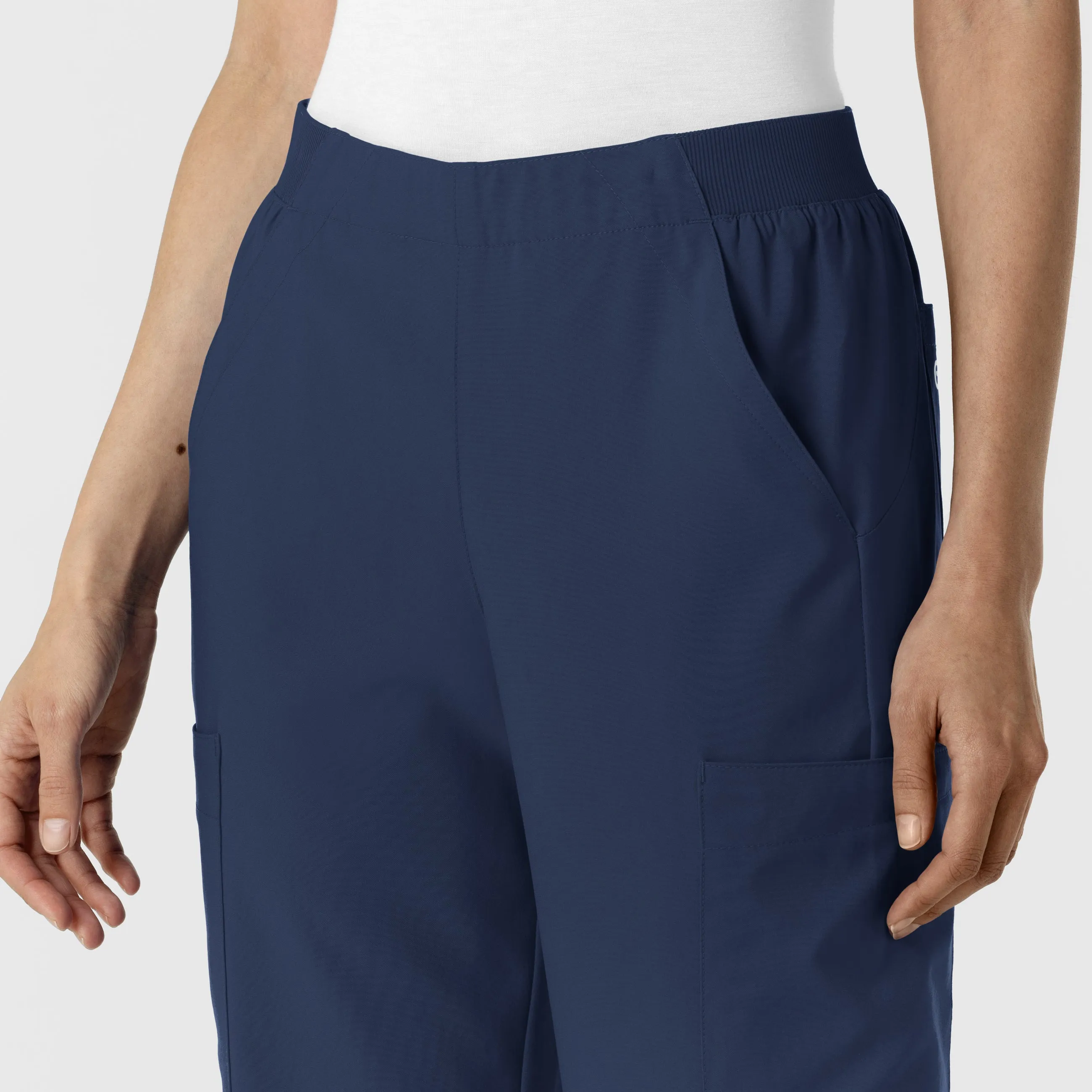 W123 5145 Cargo Utility Scrub Pants Navy