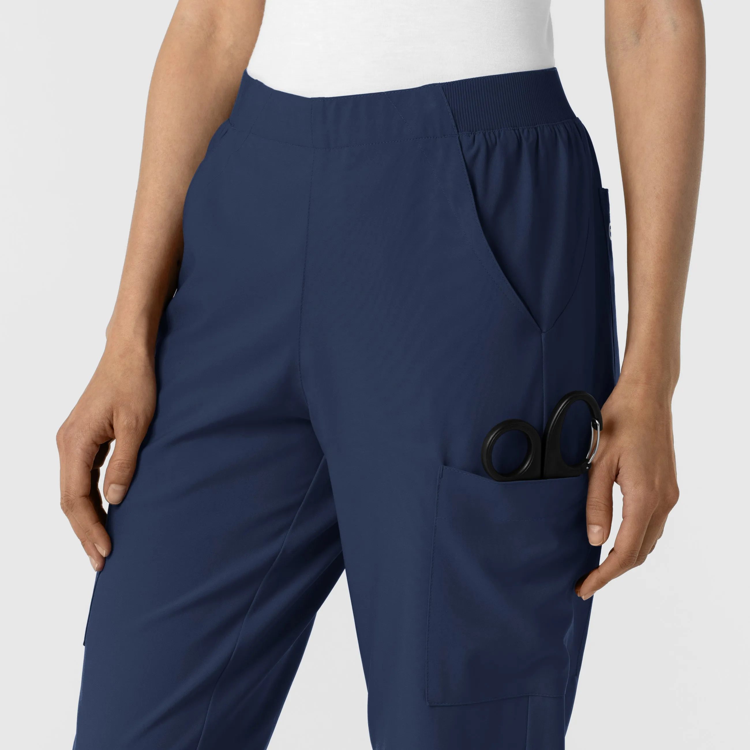 W123 5145 Cargo Utility Scrub Pants Navy