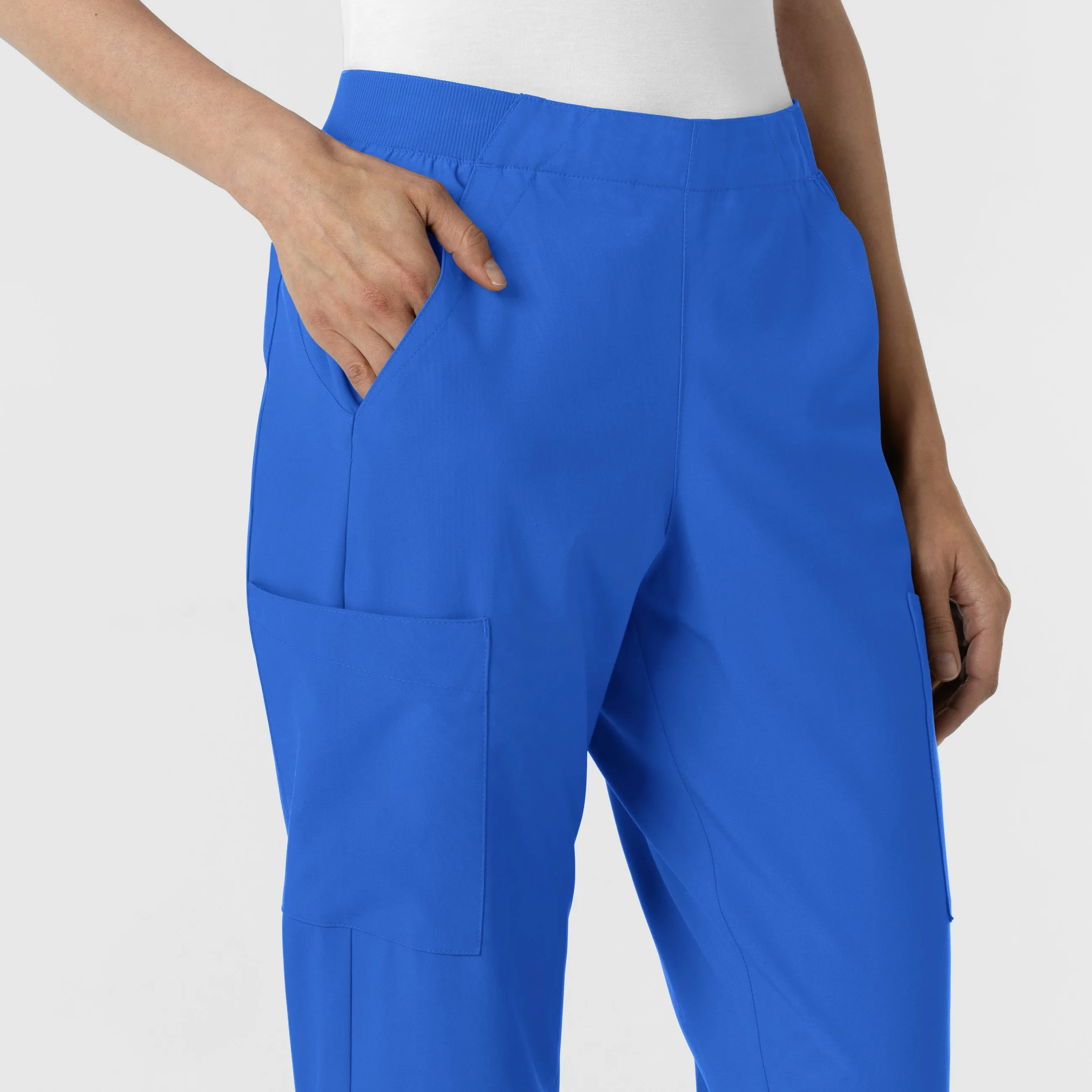 W123 5145 Cargo Utility Scrub Pants Royal