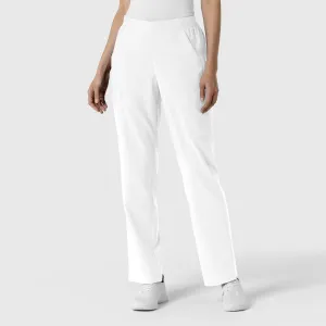 W123 5145 Cargo Utility Scrub Pants White