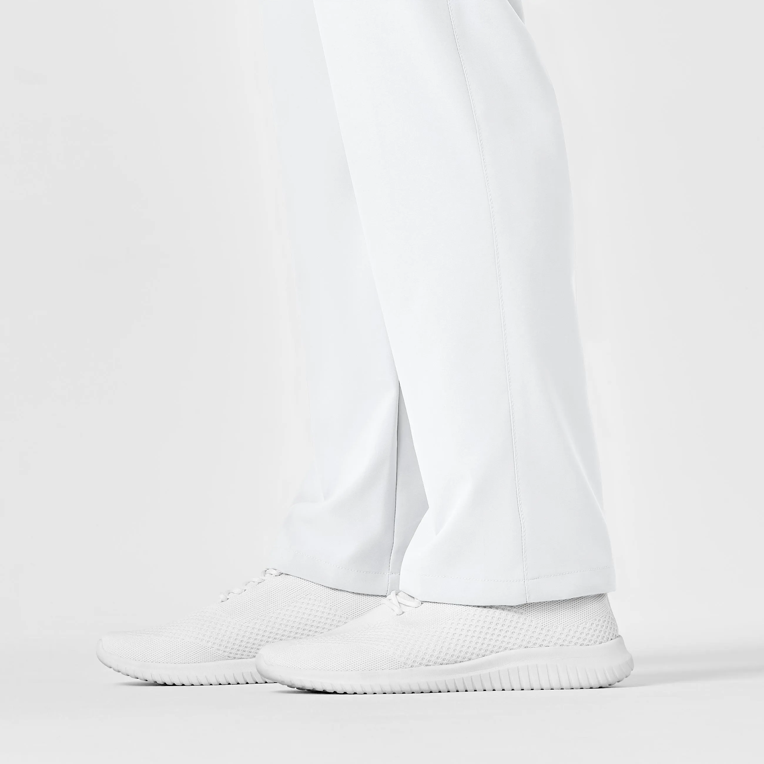 W123 5855 Unisex Multi-Cargo Scrub Pants White