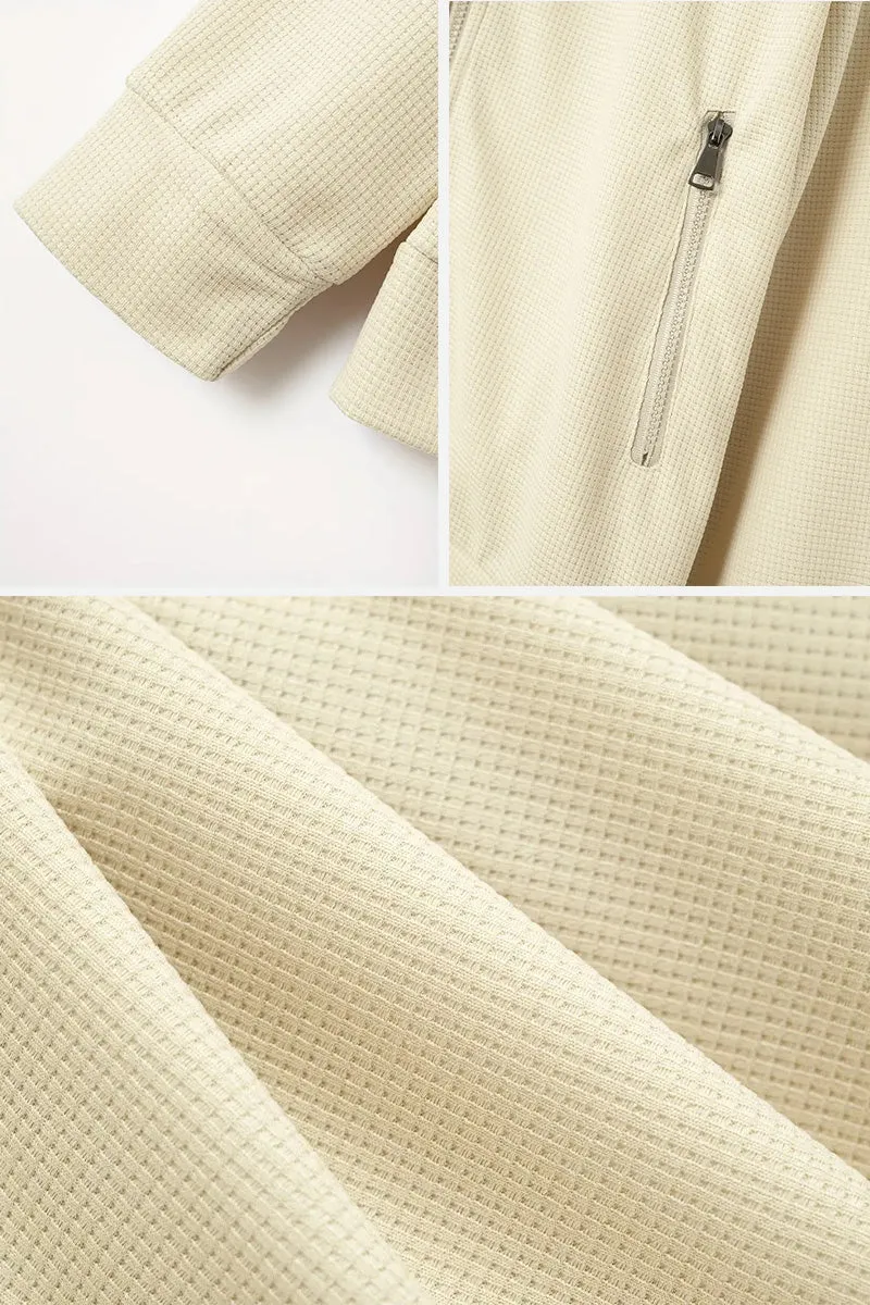 Waffle Fabric Athleisure Suit