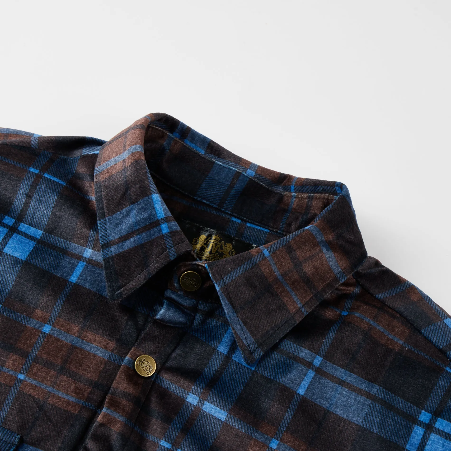 Western Flannel Plaid Button Lumber Jacket