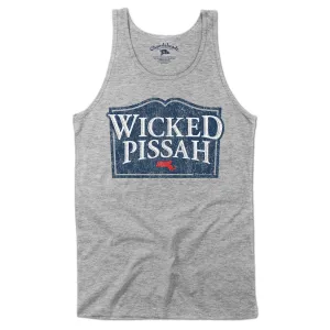 Wicked Pissah Mass Sign Men's Tank Top