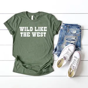 Wild Like The West | Short Sleeve Crew Neck