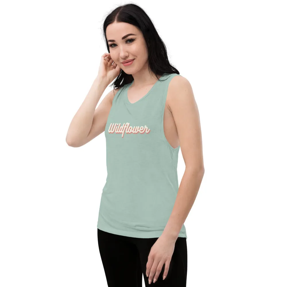 Wildflower Ladies’ Muscle Tank