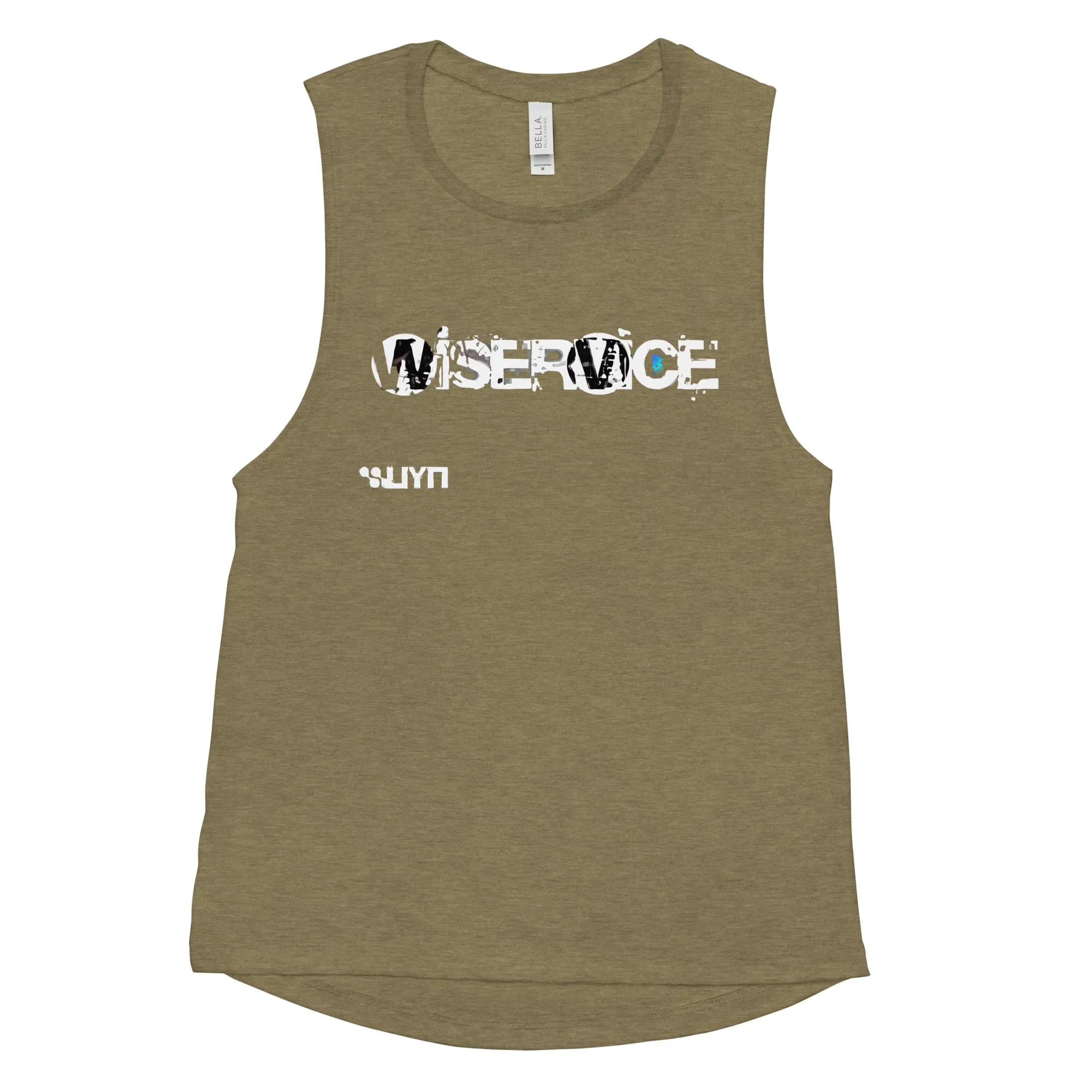 Wiservice Ladies’ Muscle Tank - Free Delivery! Reggae / Dub / Ska / Ska punk / Punk - Alternative Apparel and Merch Only from Phase B Records.
