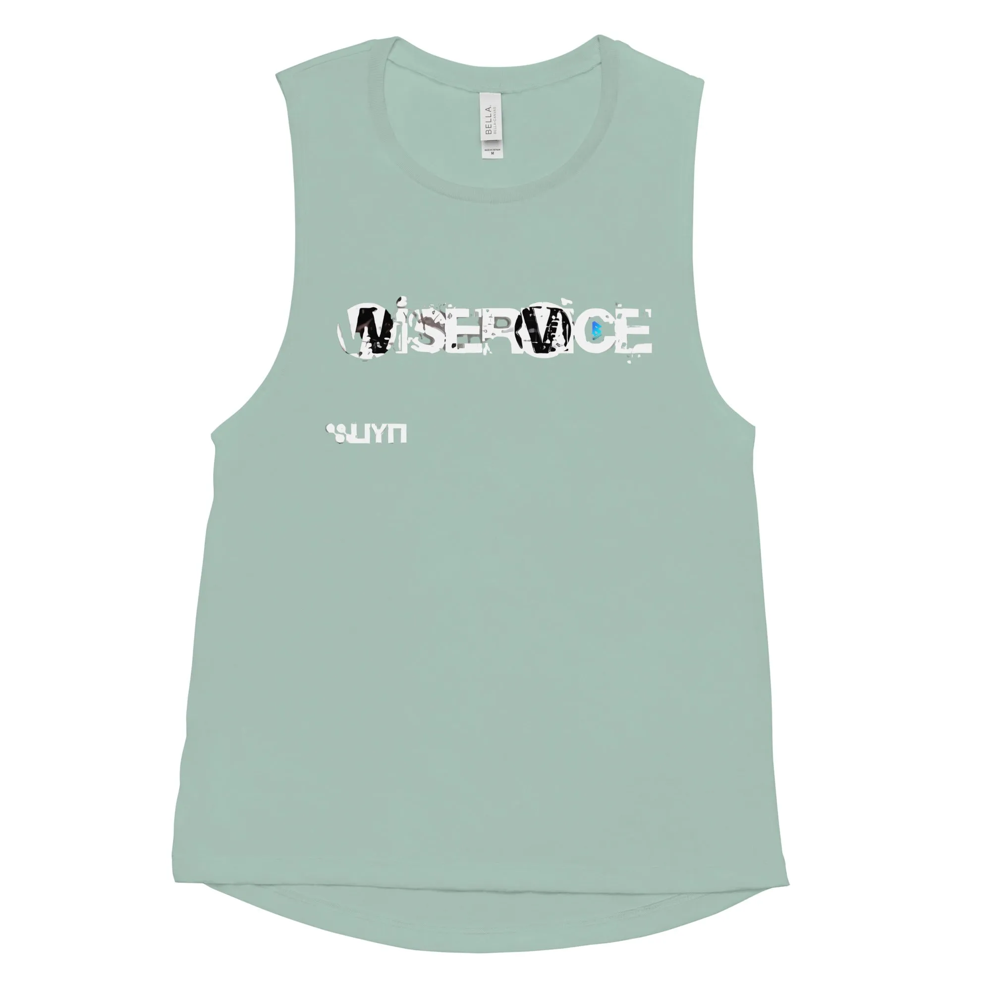 Wiservice Ladies’ Muscle Tank - Free Delivery! Reggae / Dub / Ska / Ska punk / Punk - Alternative Apparel and Merch Only from Phase B Records.