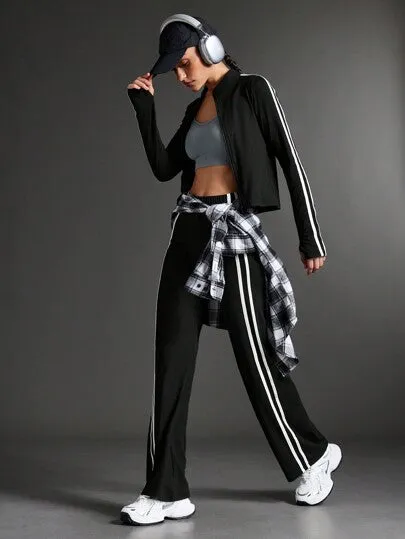 Women's Sports & Yoga Tracksuit Set | Jogging & Outdoor Workout Outfit
