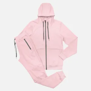Women's Tech Fleece Tracksuit  - Pale Pink