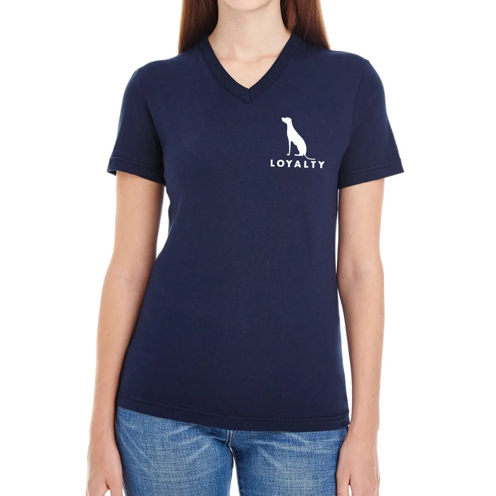 WOMEN'S V-NECK LOYALTY T-SHIRT