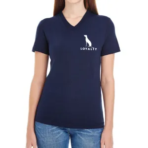 WOMEN'S V-NECK LOYALTY T-SHIRT
