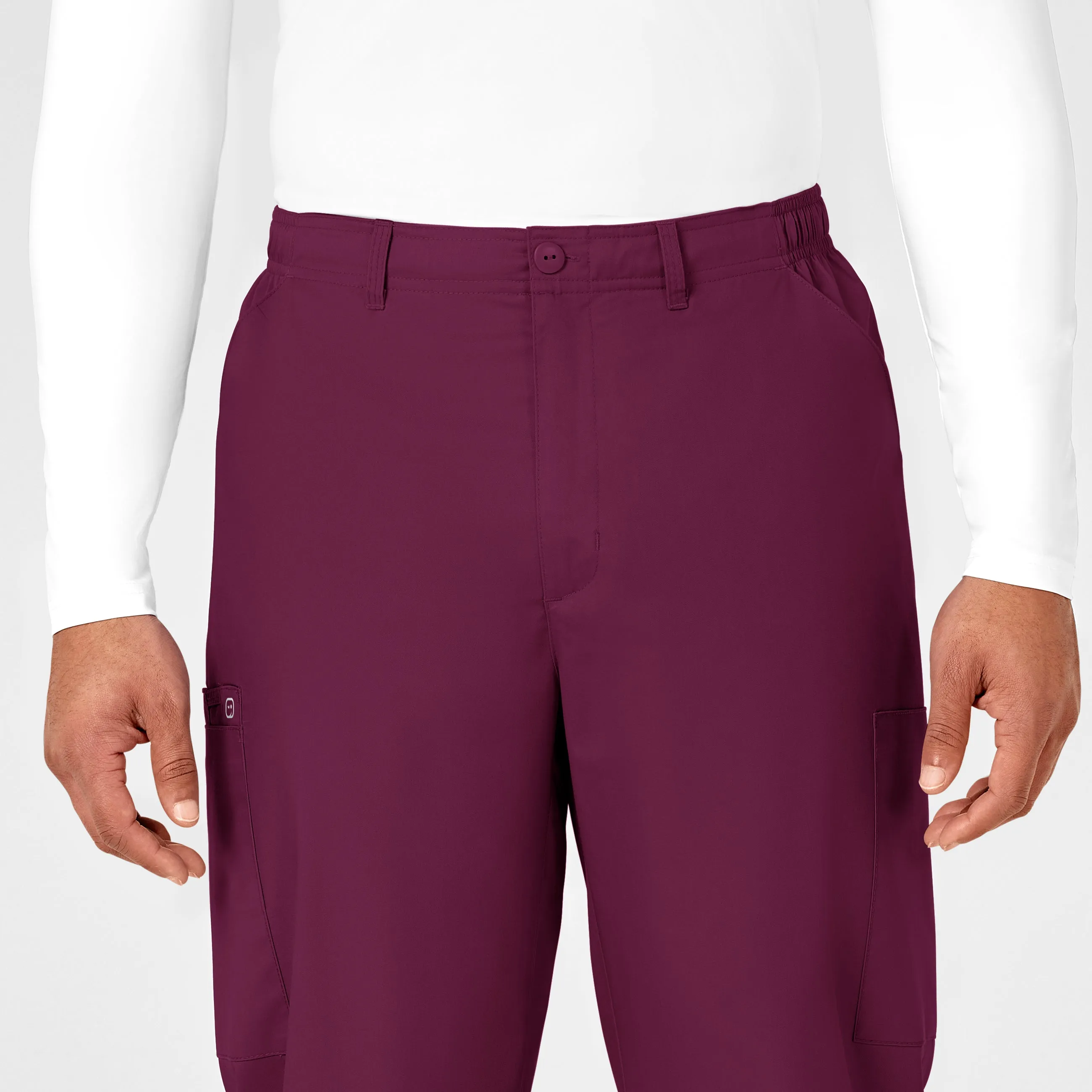 WonderWORK 503 Men's Cargo Scrub Pants Wine