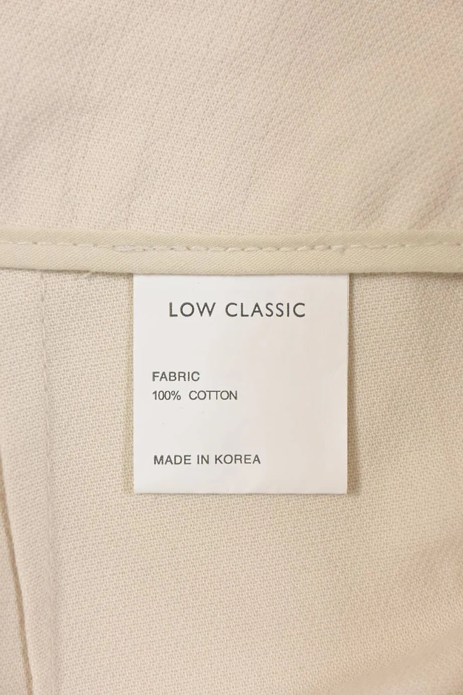 [WW43978] Low Classic | Casual Pants