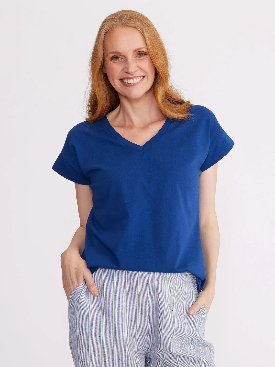 Yarra Trail Essential V Neck Tee YT24S7431