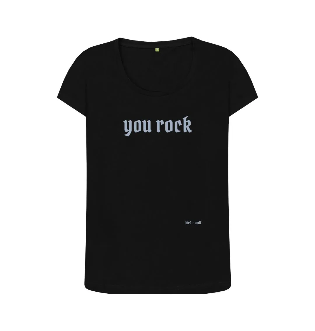 You Rock V Neck Tee