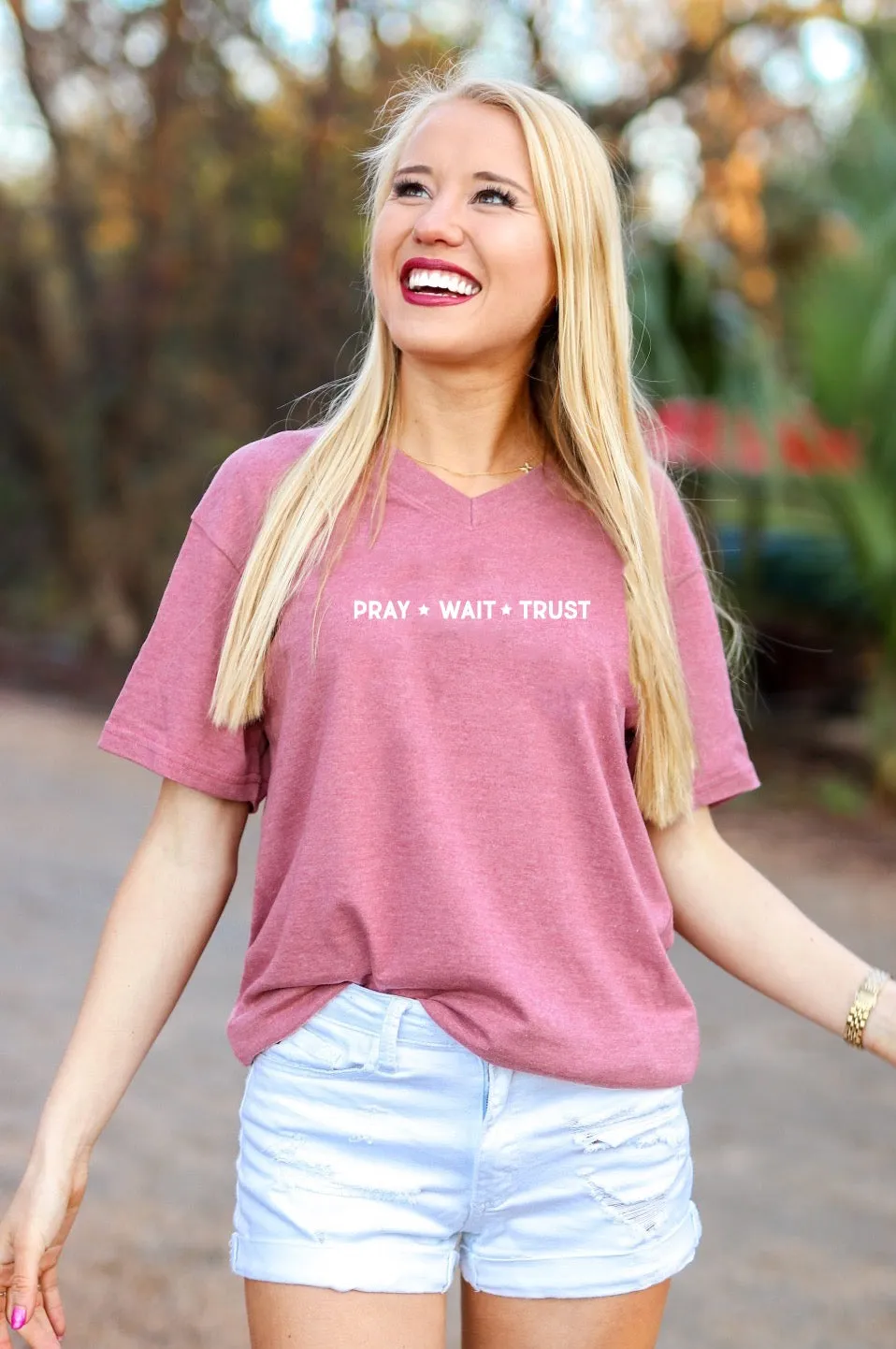 Your Story (Mauve Heather) - Short Sleeve / V-Neck