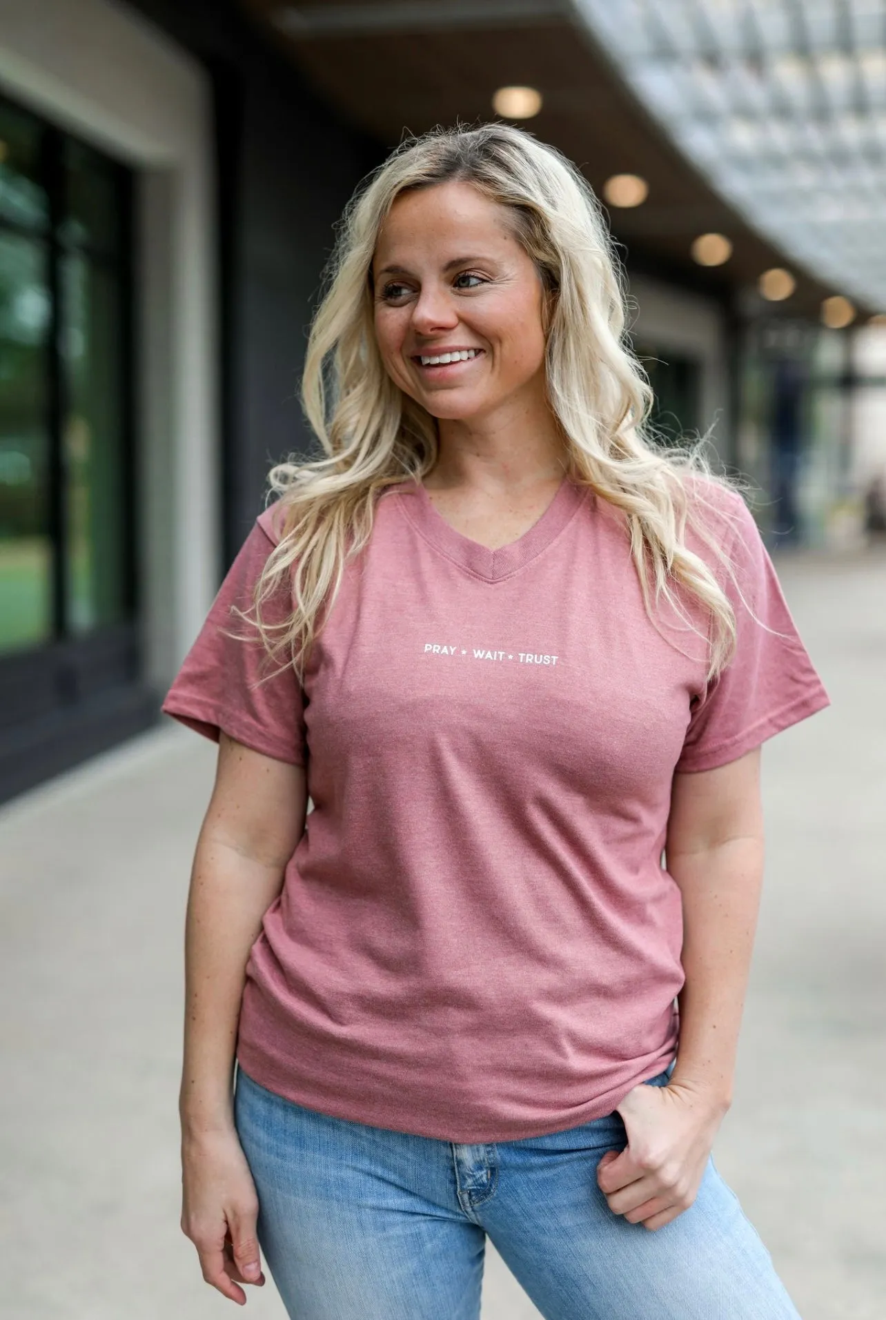Your Story (Mauve Heather) - Short Sleeve / V-Neck