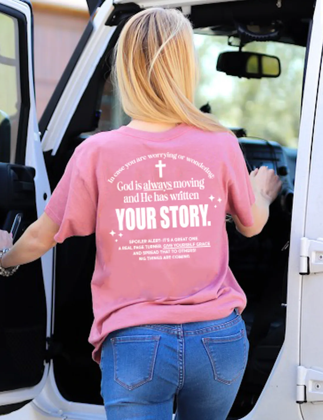 Your Story (Mauve Heather) - Short Sleeve / V-Neck