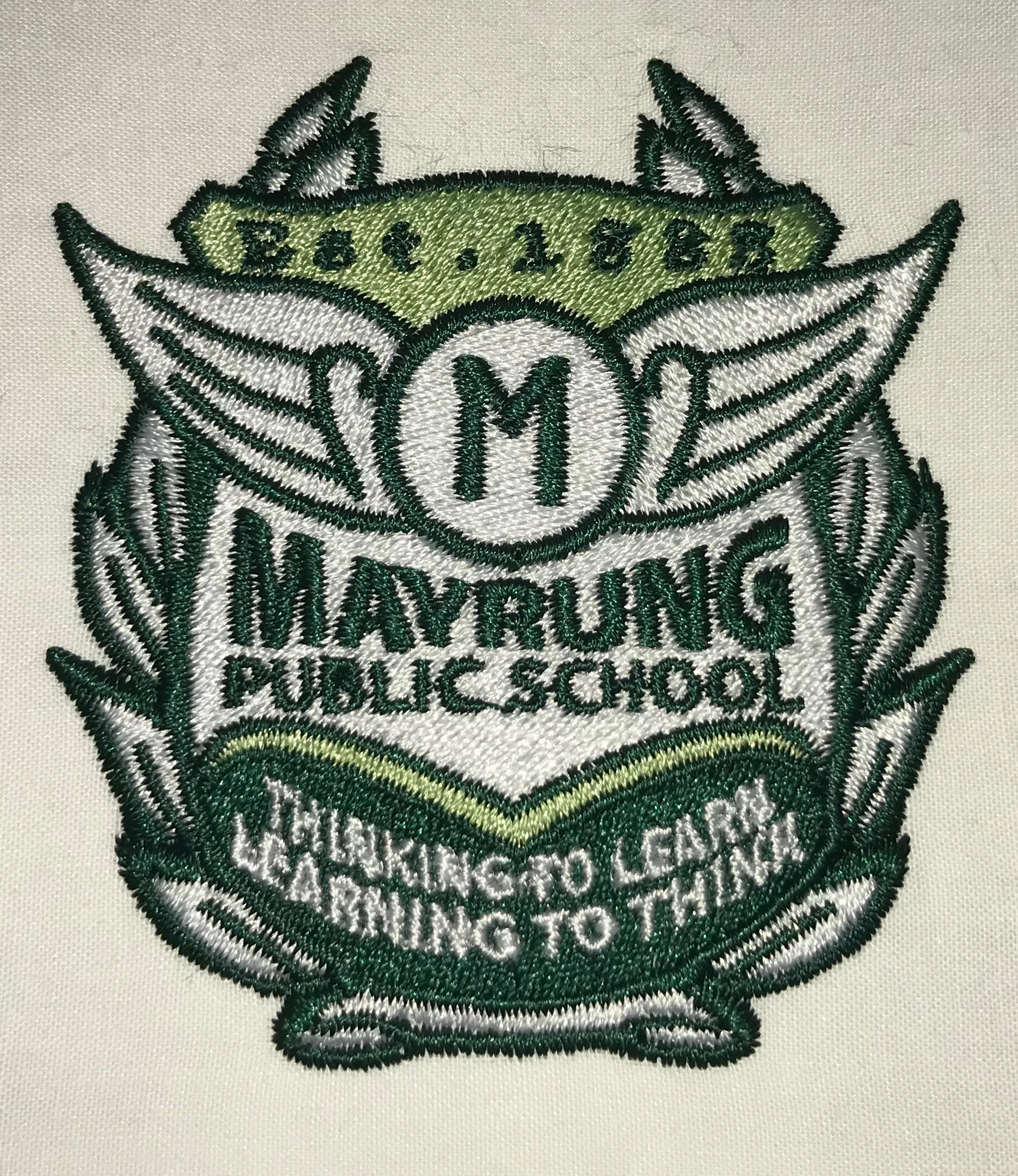 Zip Front Tracksuit Jacket - Mayrung Public School - Bottle Green