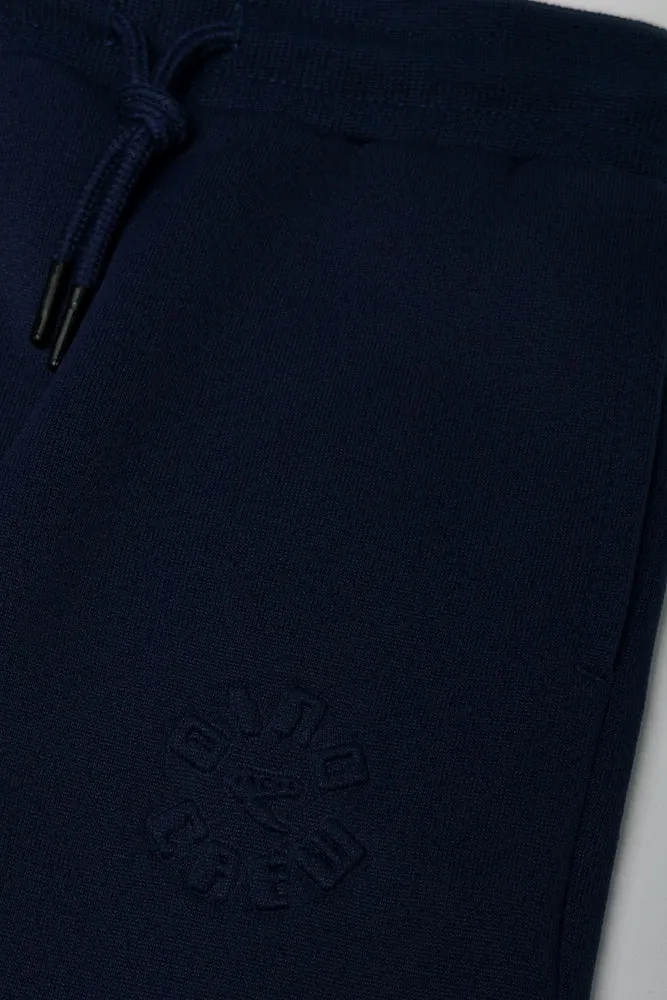 Zip Through Tracksuit Navy
