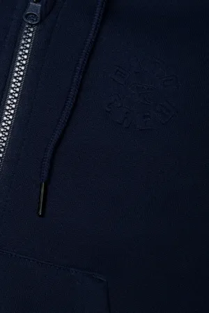 Zip Through Tracksuit Navy